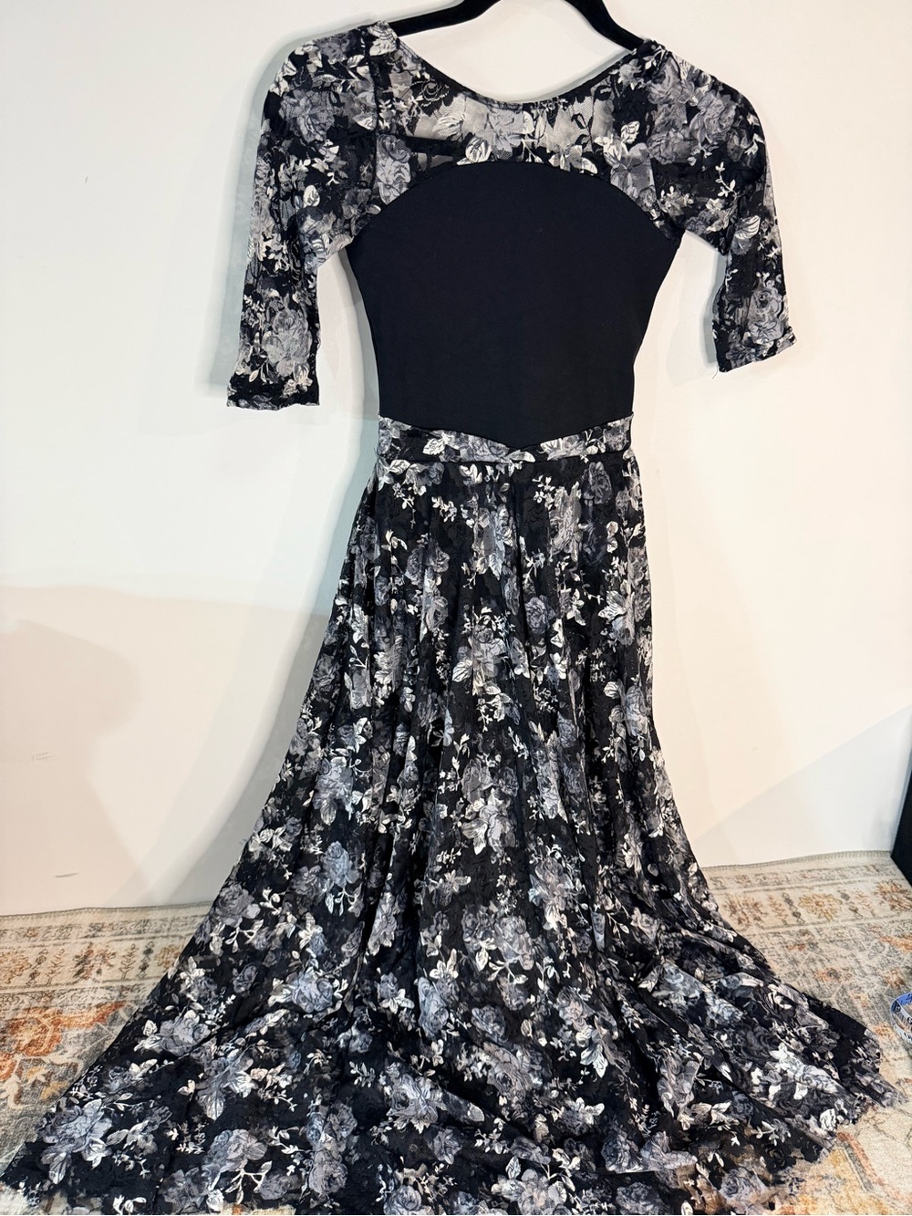 Revolution Dance Costume Lace Black and White